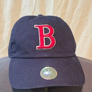 Navy Blue Cap with Red 'B' Boston